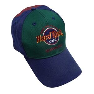 Hard Rock‎ Cafe Honolulu Colorblock Baseball Cap Multi Color